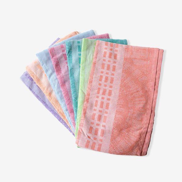 ROYAL HAIL Pastel Grid Bath Towel | Cotton for Home, Soft & Highly Absorbent Bath Towel, 30x60 inch