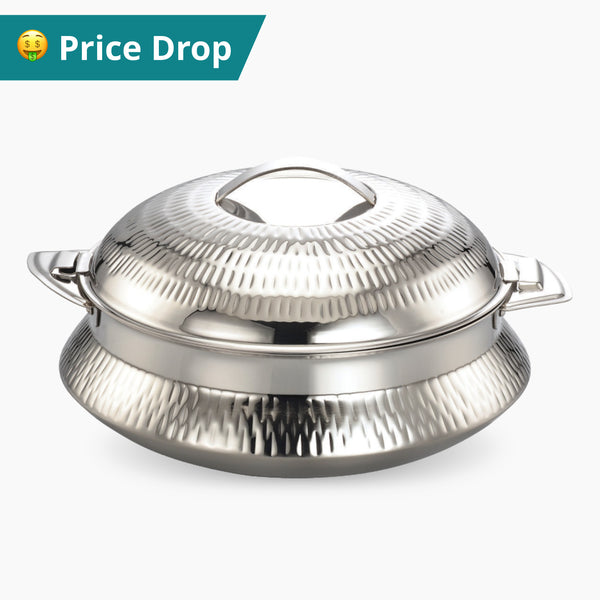 PARIS SILVER Hot Pot | Food Grade| Ideal for Chapatti | Roti | Curd Maker | Casserole | Hot Pot